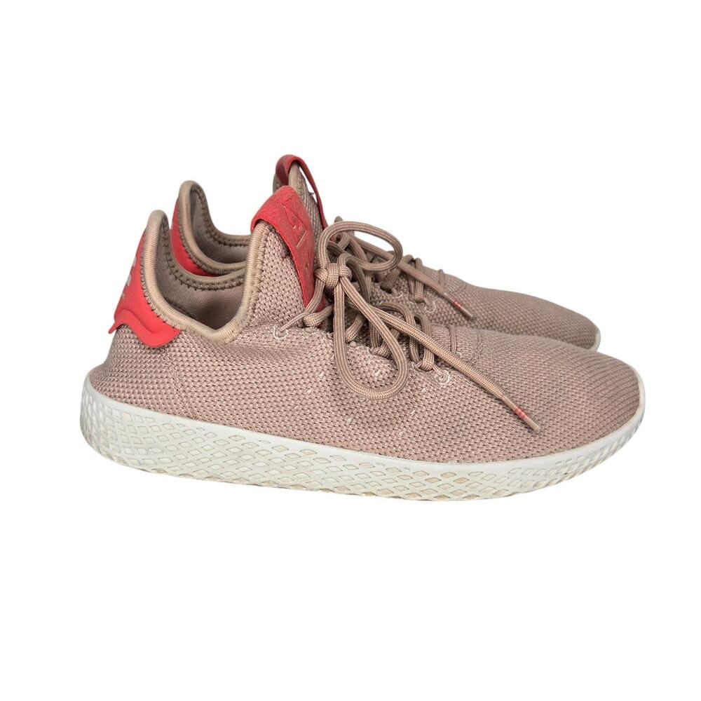 ADIDAS x PHARELL WILLIAMS Colorblock Tennis Hu Shoe In Ash Pearl Size 7
